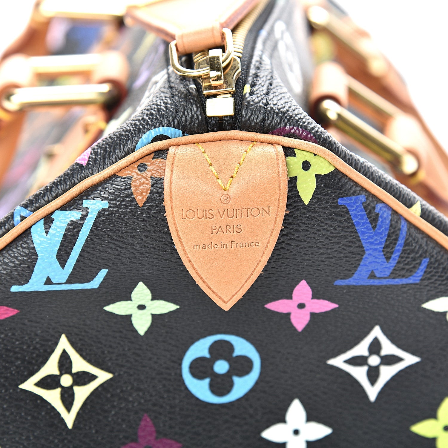 Louis Vuitton Monogram Multicolor Speedy 30 Black 5 of 13