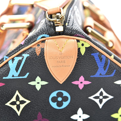Louis Vuitton Monogram Multicolor Speedy 30 Black 5 of 13