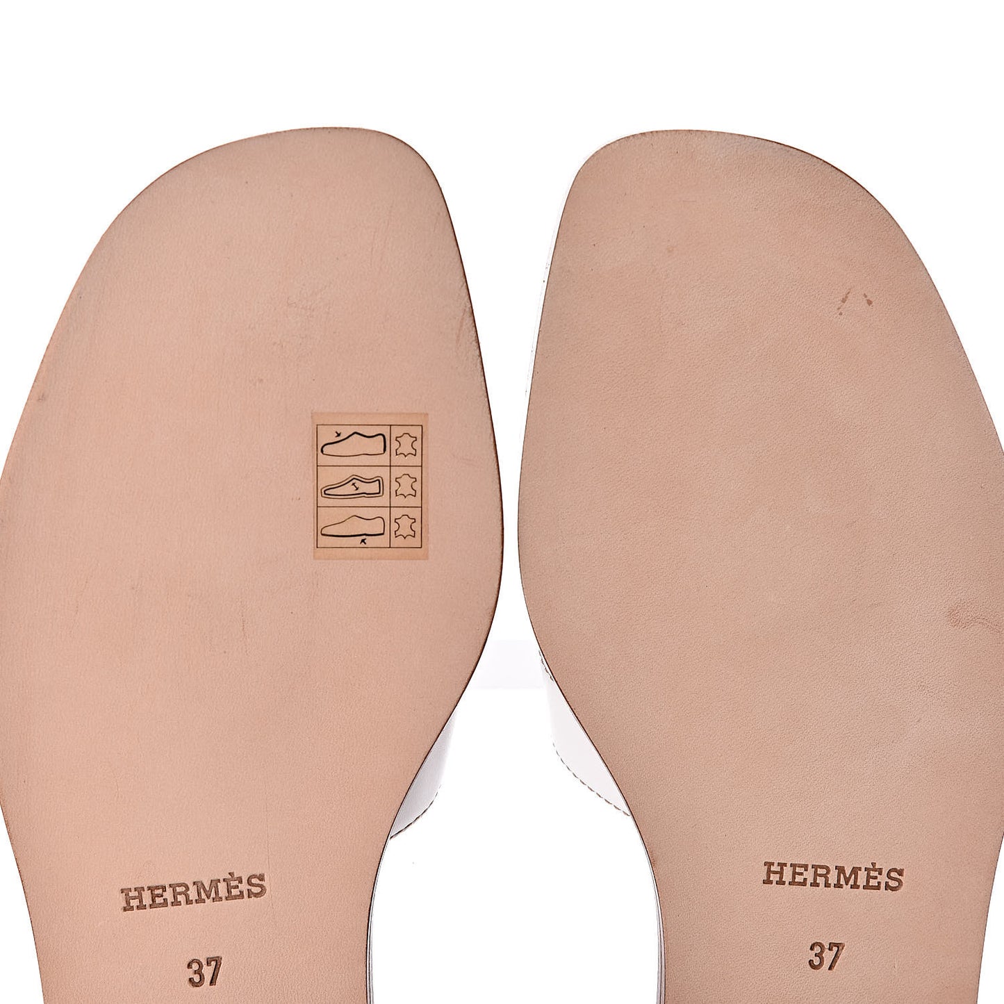 Box Calfskin Oran Sandals 37 White