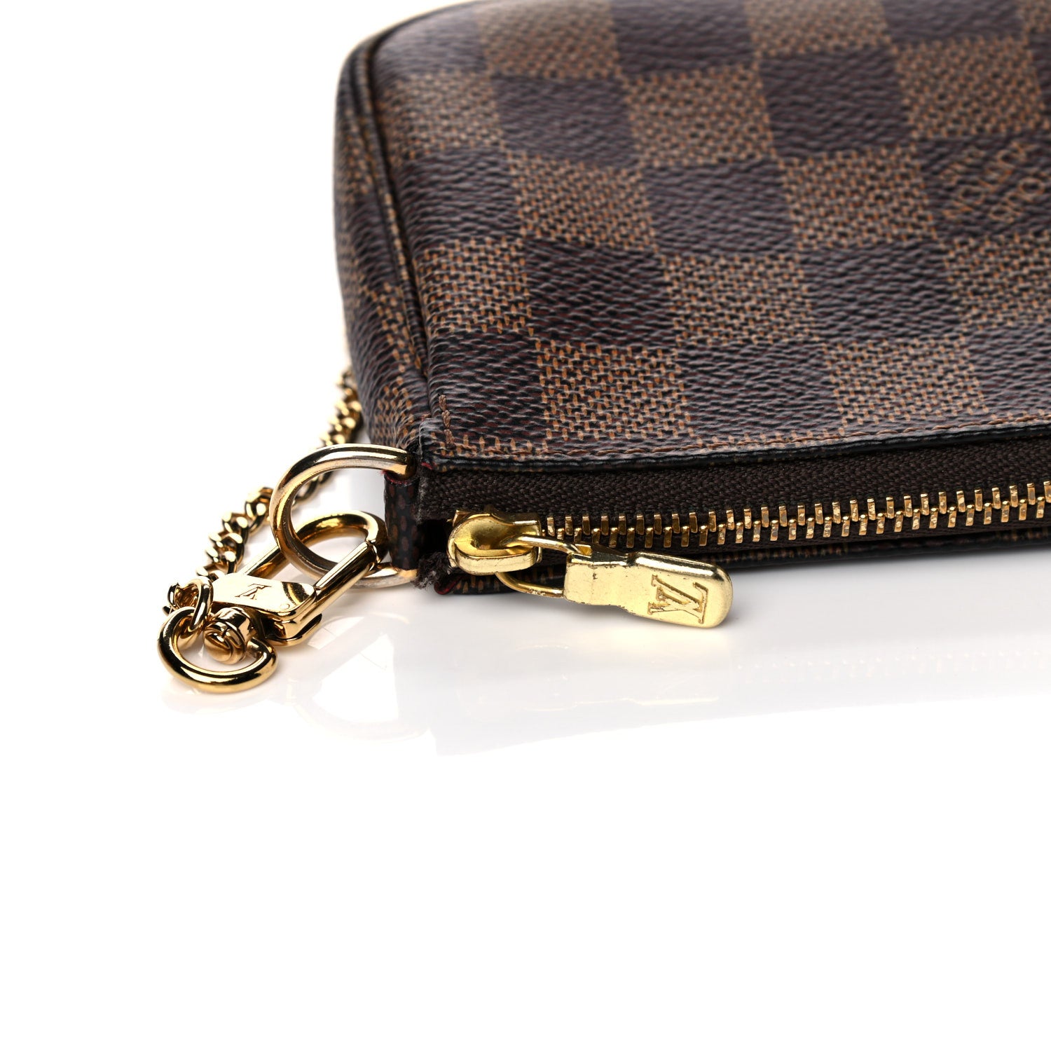 Louis Vuitton Damier Ebene Mini Pochette Accessories 7 of 8