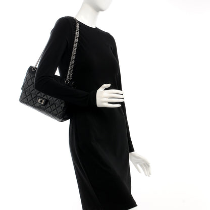 Chanel Aged Calfskin Quilted 2.55 Reissue 226 Flap Black 2 of 7