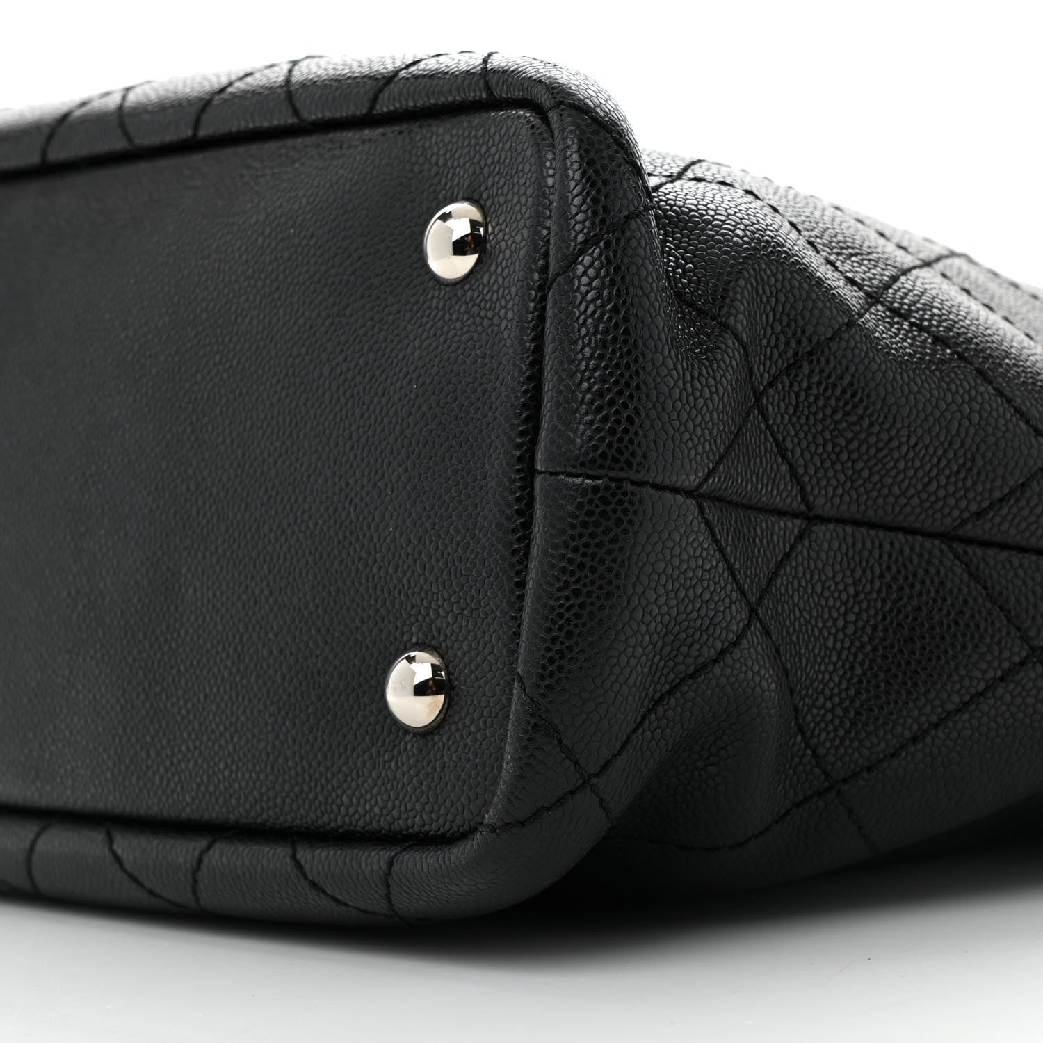 Chanel Grained Calfskin Shopping Fever Tote  Black 10 of 13