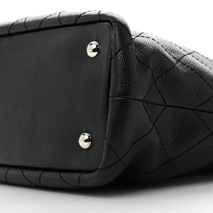 Chanel Grained Calfskin Shopping Fever Tote  Black 10 of 13