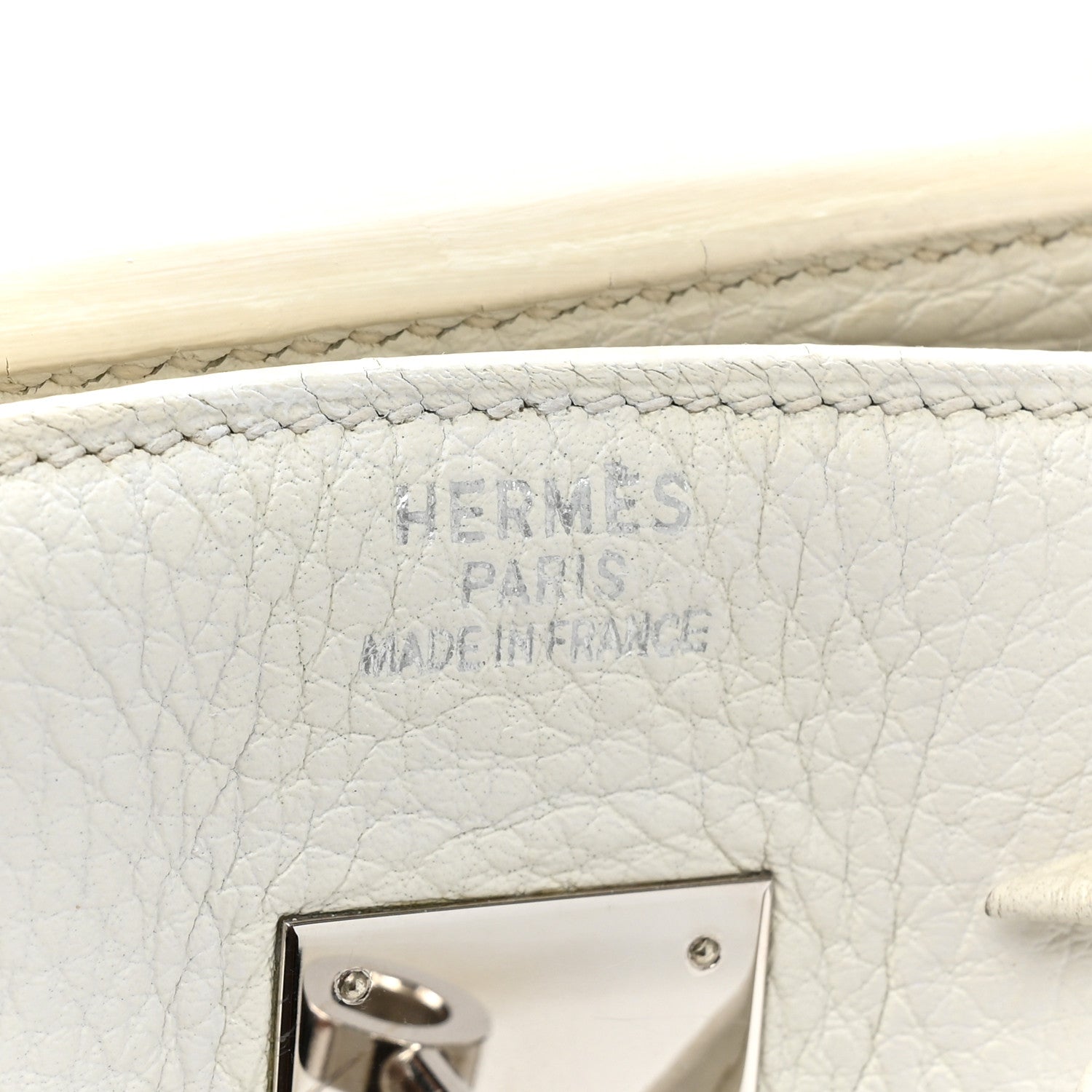 Hermes Taurillon Clemence BIRKIN 35 White 6 of 18
