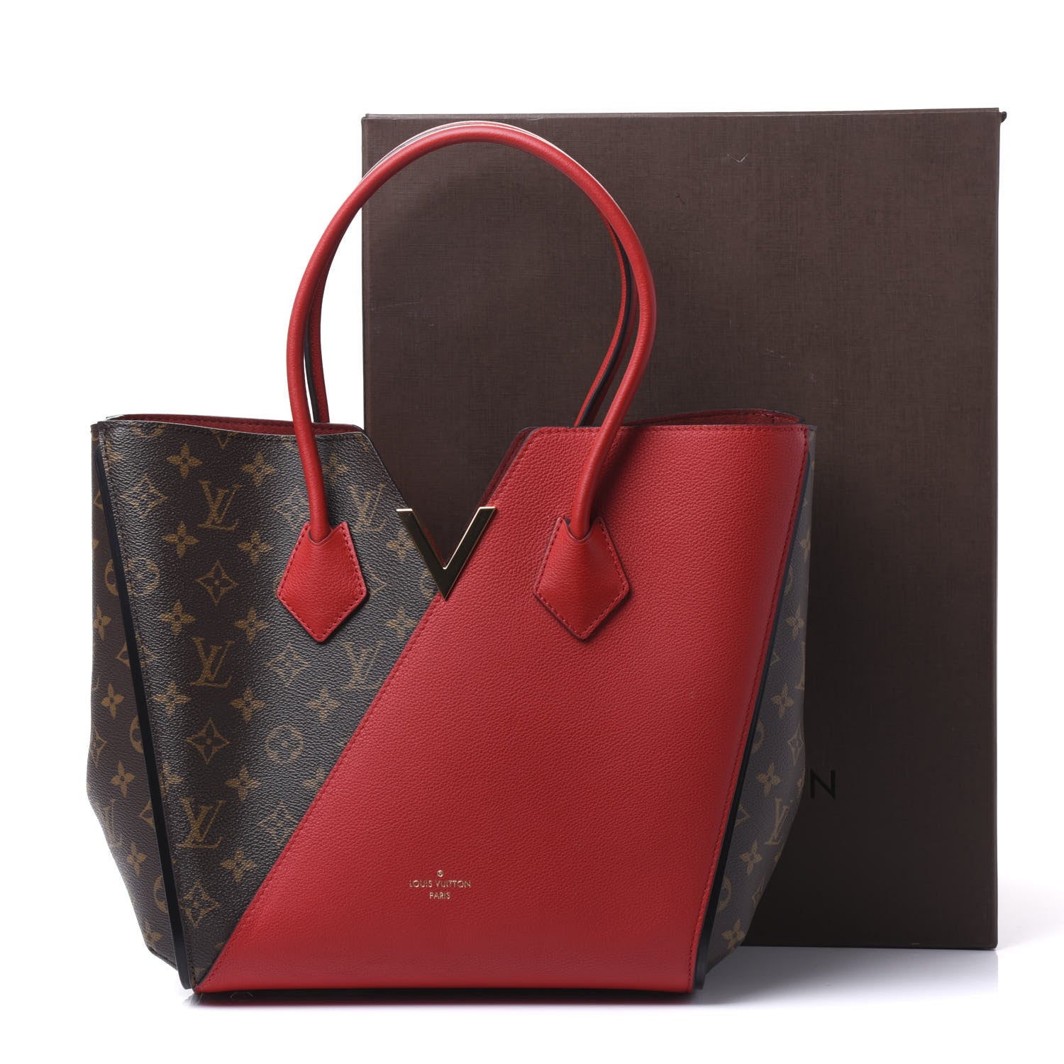 Louis Vuitton Calfskin Monogram Kimono Tote Cherry 9 of 9