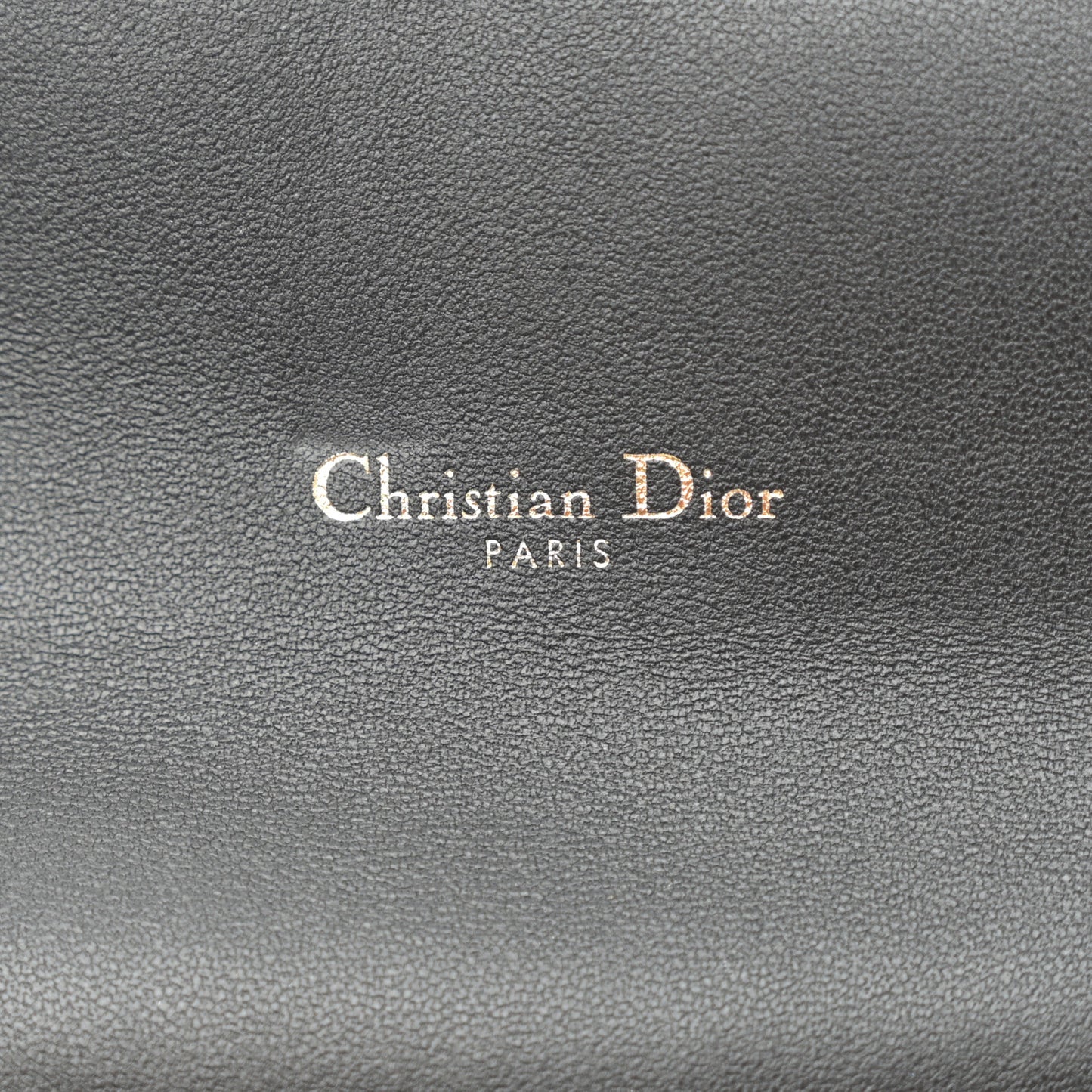 Goatskin Saddle Long Wallet With Chain Black