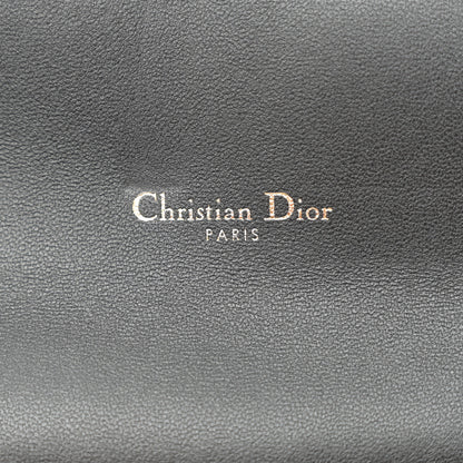 Christian Dior Goatskin Saddle Long Wallet With Chain Black 7 of 12