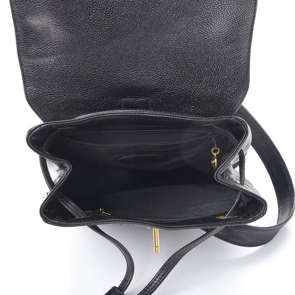 Chanel Caviar CC Backpack Black 5 of 8