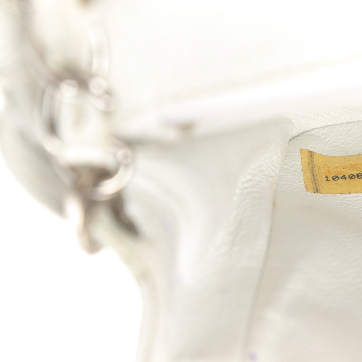 Chanel Caviar Quilted Mini Square Flap White 7 of 18