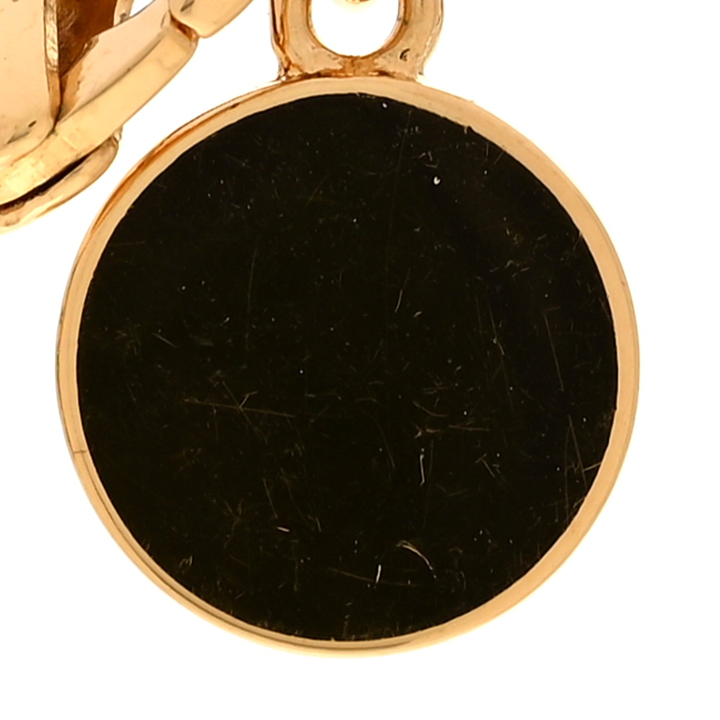 Pearl Crystal Star Logo Charm Necklace Gold