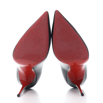 Christian Louboutin Kid Decollete 554 100 Pumps 40 Black 5 of 9