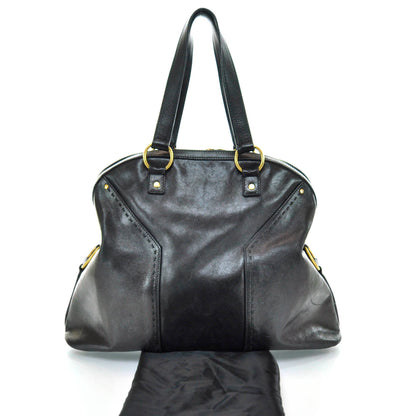 Saint Laurent Leather Oversized Muse Black 3 of 9