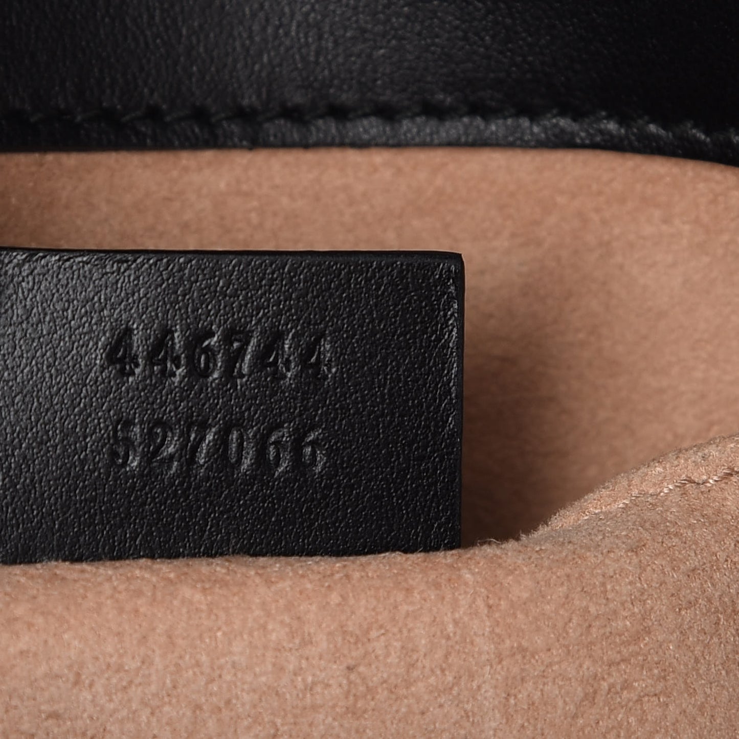 Calfskin Matelasse Mini GG Marmont Shoulder Bag Black