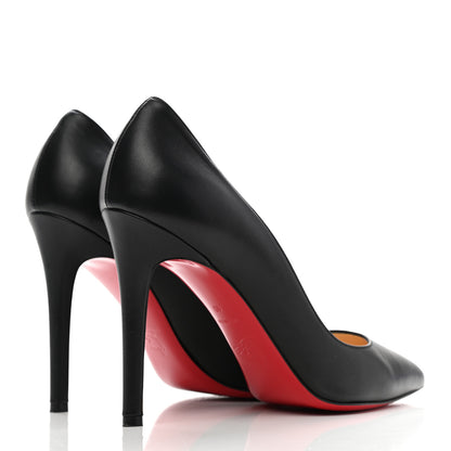 Christian Louboutin Shiny Nappa Pigalle Follies 100 Pumps 40 Black 4 of 11