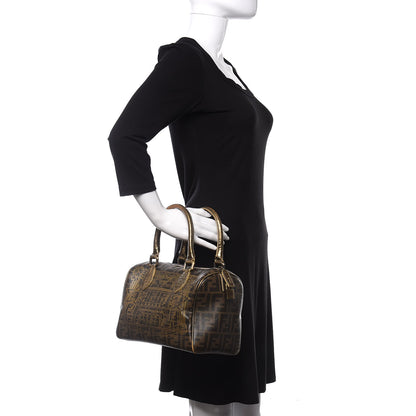 Fendi Zucca Spalmati Palazzo Print Forever Boston Tabacco 2 of 10
