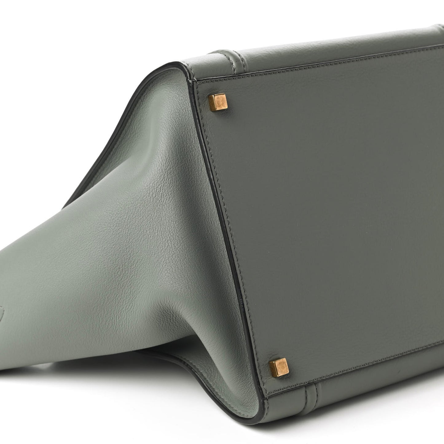 Supple Calfskin Medium Phantom Luggage Glacier