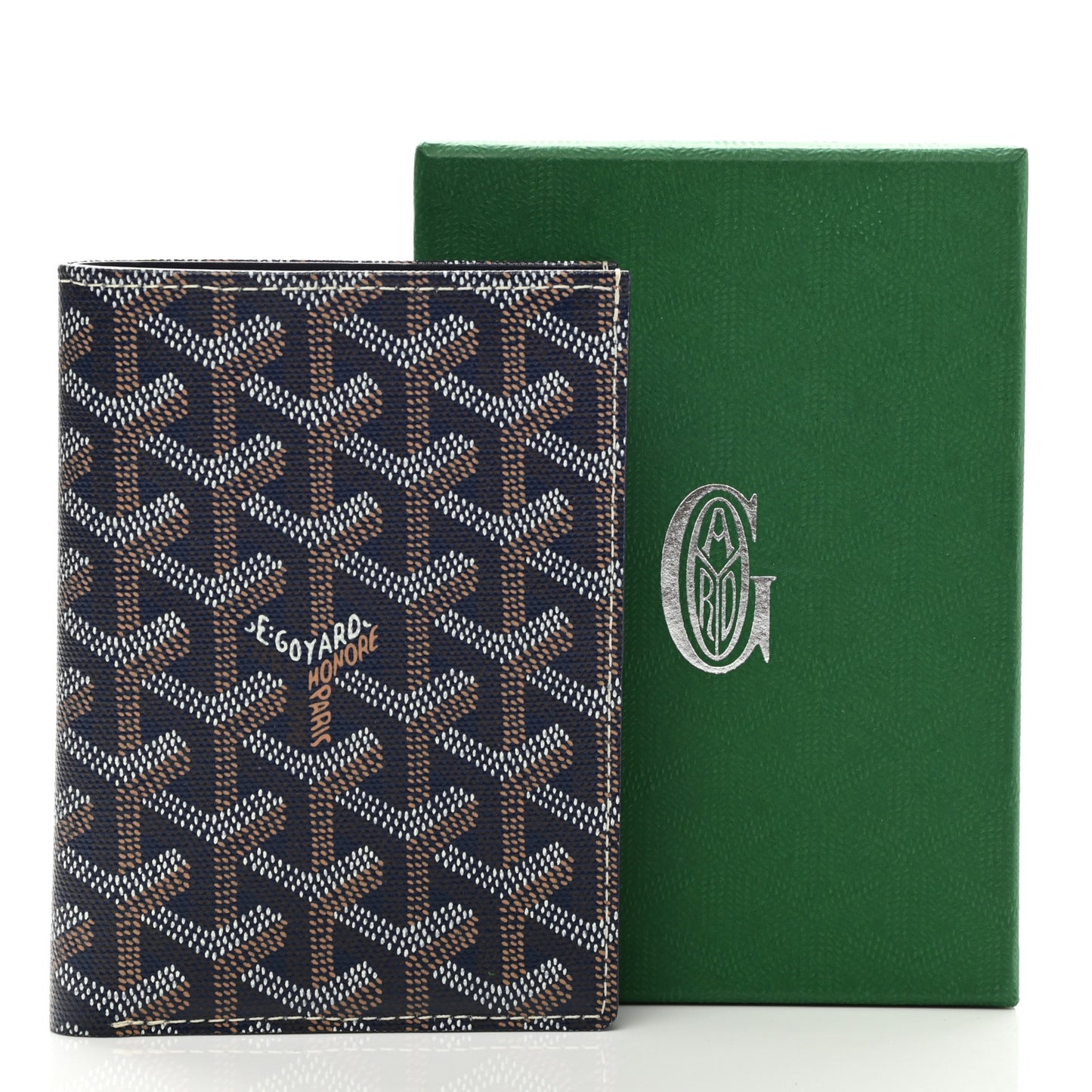 Goyardine Moliere Wallet Navy