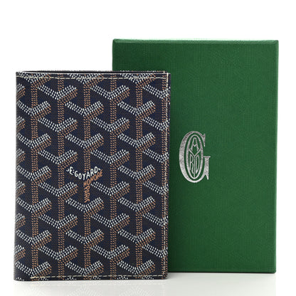 Goyard Goyardine Moliere Wallet Navy 8 of 8