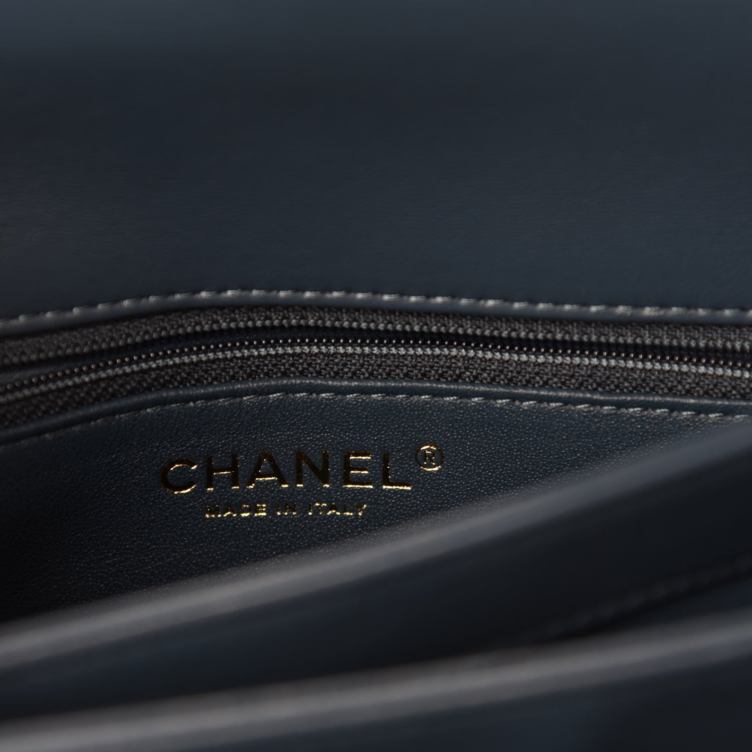 Chanel Lambskin Quilted Small Trendy CC Flap Dual Handle Bag Dark Blue 8 of 11