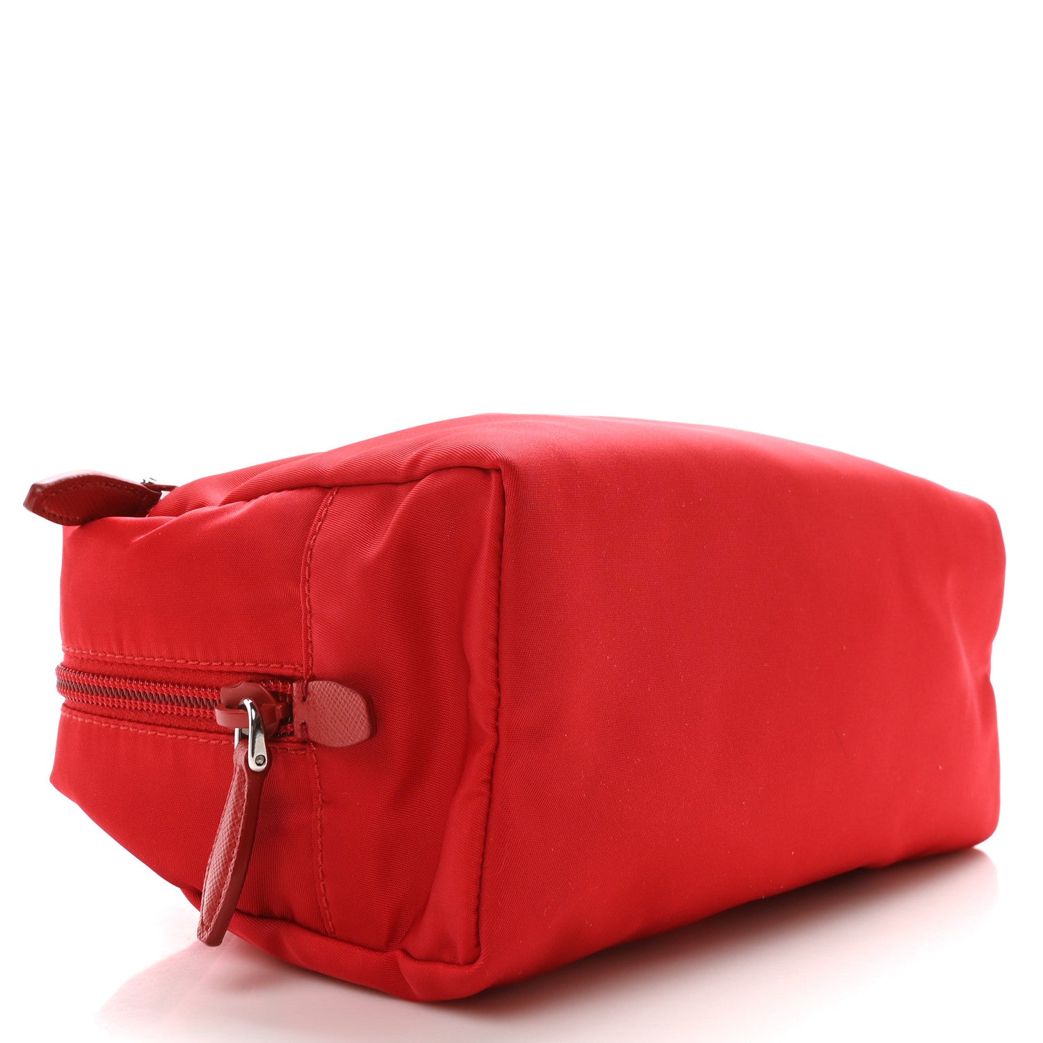 Prada Tessuto Nylon Vela Cosmetic Pouch Rosso 4 of 10