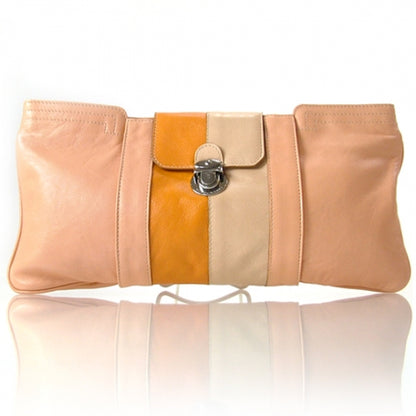 Marc Jacobs Leather Lucky Star Clutch Peach 1 of 11