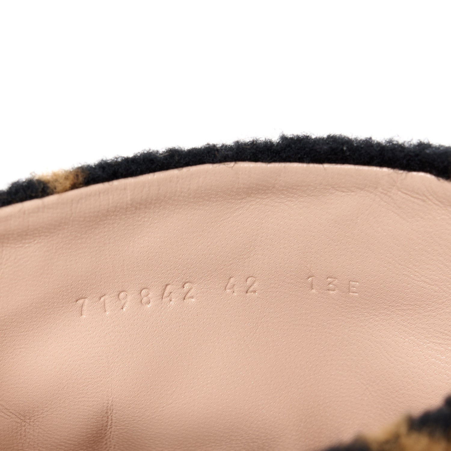Gucci Faux Shearling Hooper GG Womens Ankle Boots 42 Black Natural Tan 8 of 8
