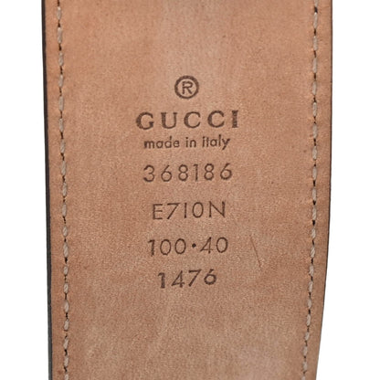 Gucci Crocodile Interlocking G Belt 100 40 Black 4 of 4