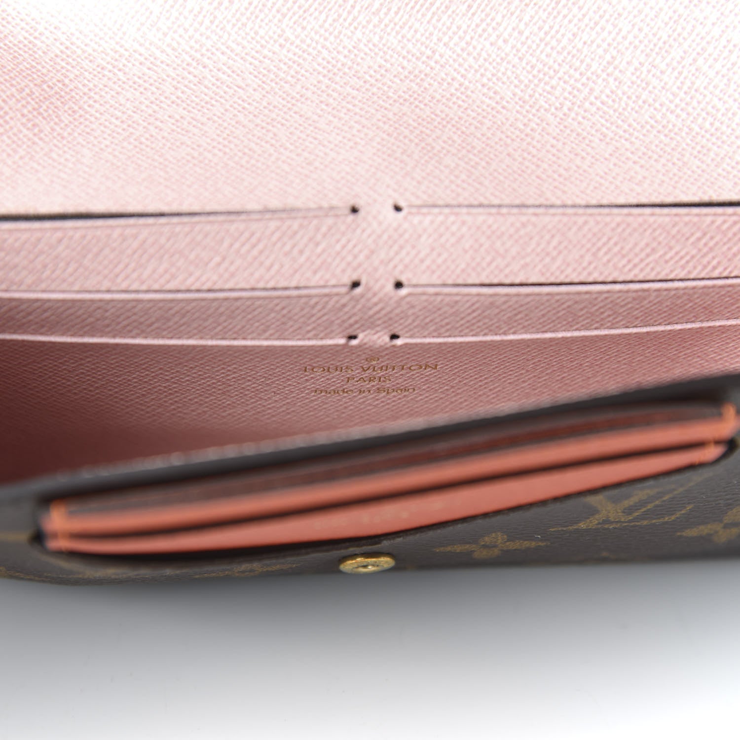 Louis Vuitton Monogram Jeanne Wallet Rose Ballerine 8 of 10