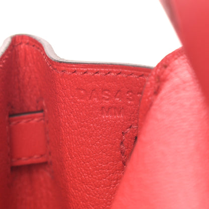 Hermes Swift Birkin 25 Rouge De Coeur 7 of 11