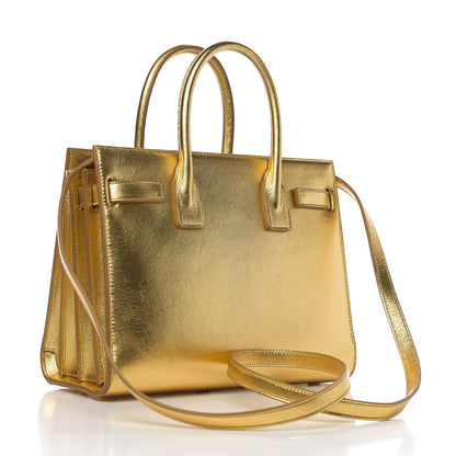 Saint Laurent Metallic Calfskin Baby Sac De Jour Ciad 2 of 9