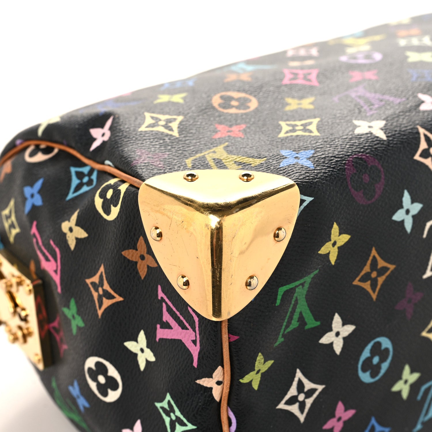 Louis Vuitton Monogram Multicolor Speedy 30 Black 10 of 12