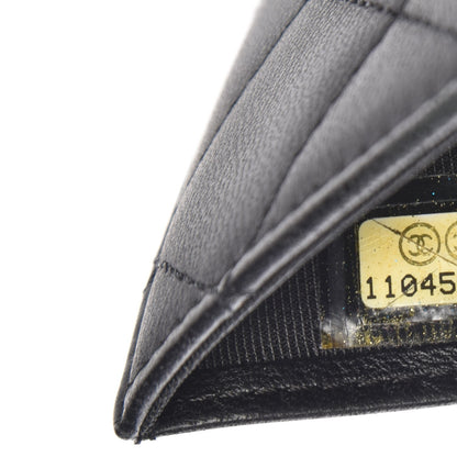 Chanel Lambskin Quilted Double Sided Wallet Black 8 of 10