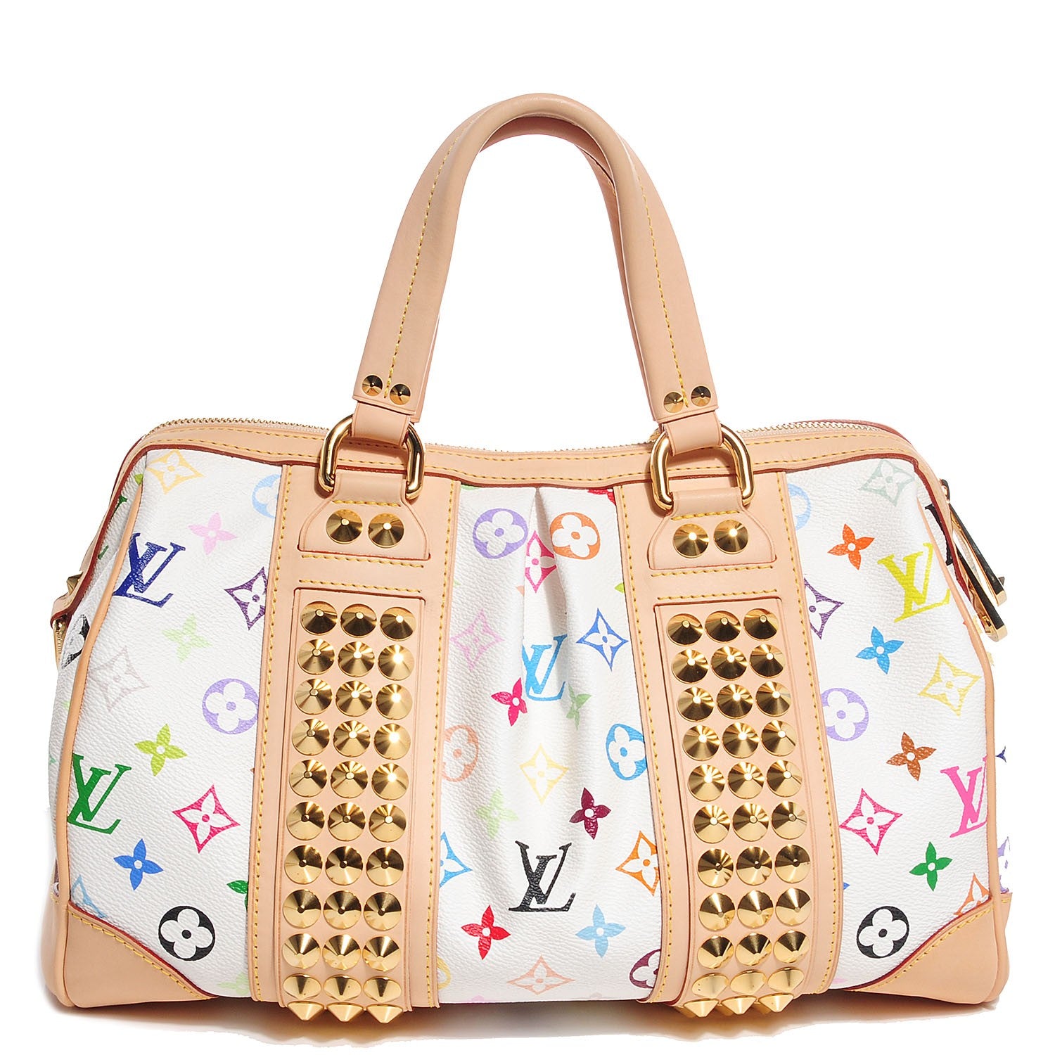 Louis Vuitton Monogram Multicolor Courtney MM White 1 of 7