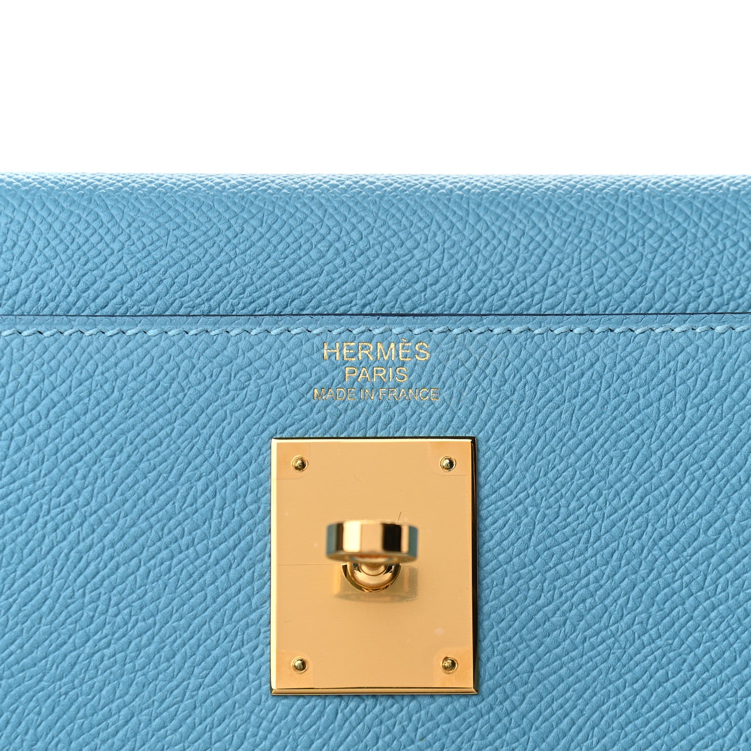 Hermes Epsom Kelly Sellier 32 Bleu Du Nord 6 of 10