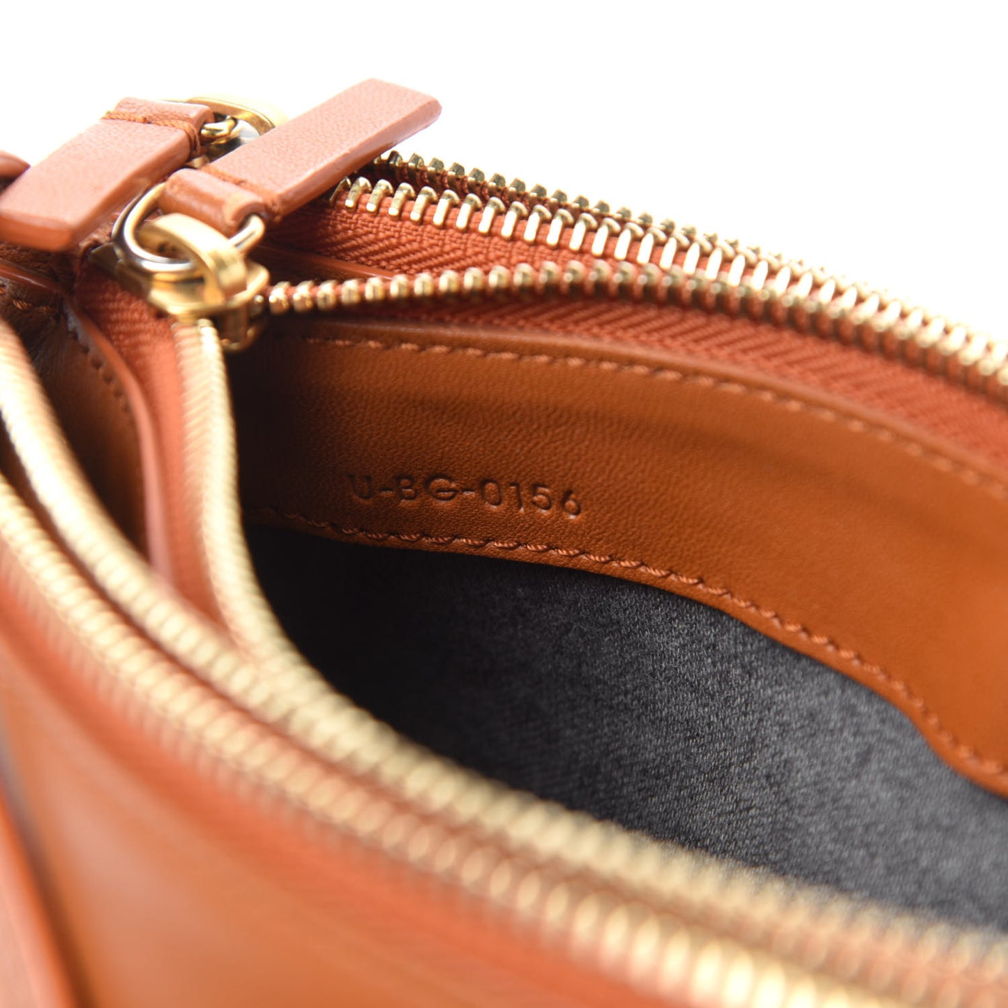 Lambskin Small Trio Crossbody Bag Tawny