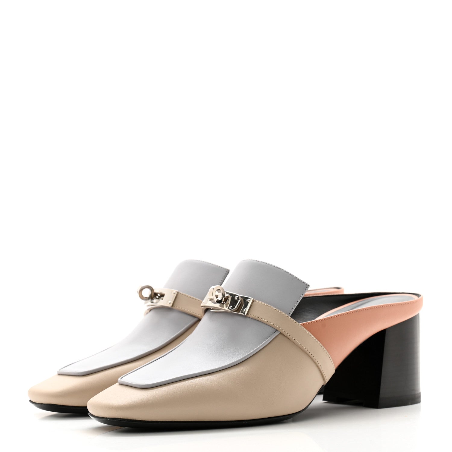 Hermes Goatskin Blossom Mules 41 Multicolor 3 of 12