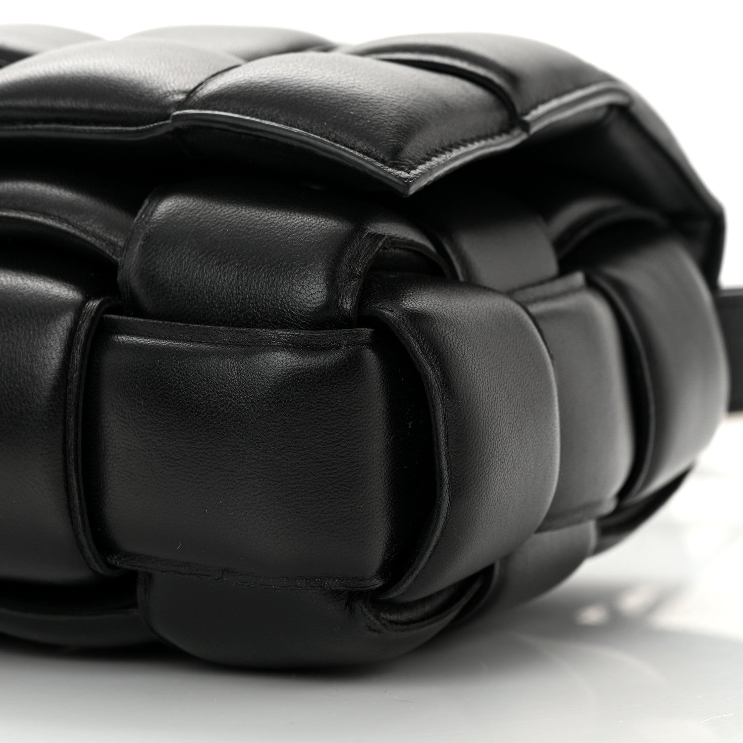 Bottega Veneta Nappa Maxi Intreccio Padded Cassette Crossbody Bag Black 10 of 20