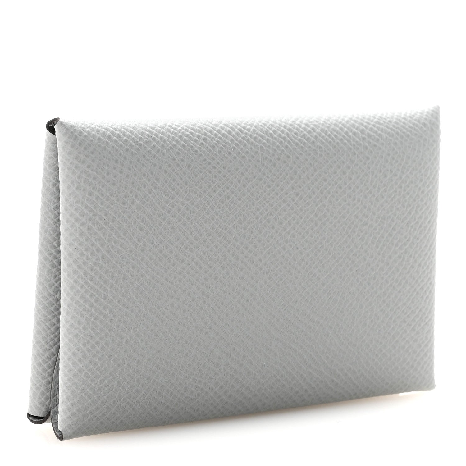 Hermes Epsom Calvi Duo Card Case Bleu Glacier 3 of 7