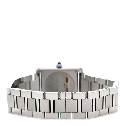 Cartier Stainless Steel 24mm Tank Solo Quartz Watch 3 of 6
