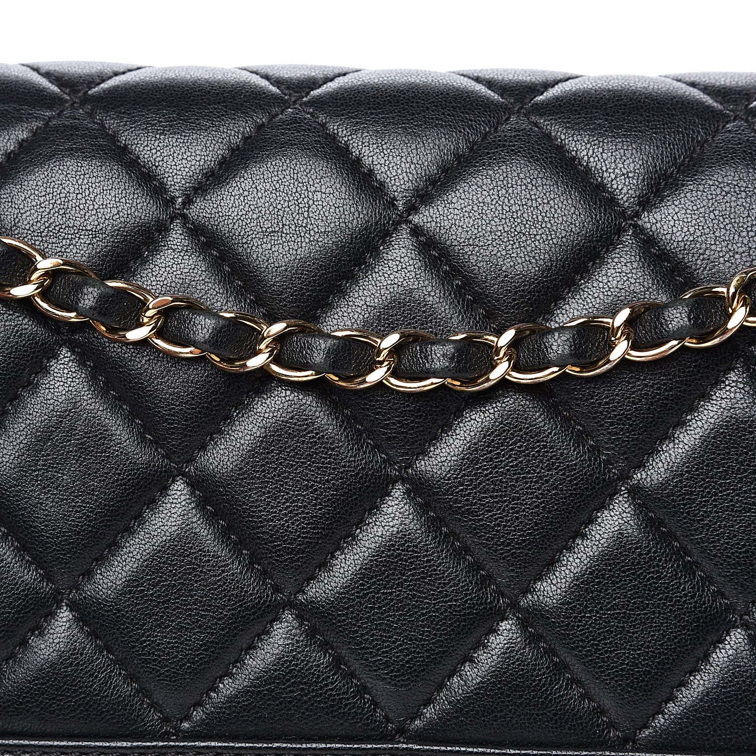 Chanel Sheepskin Quilted Vintage Mademoiselle Flap Black 19 of 22
