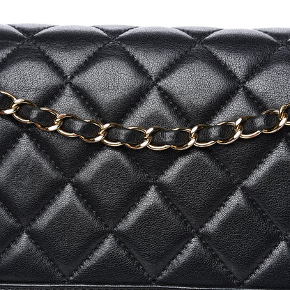 Chanel Sheepskin Quilted Vintage Mademoiselle Flap Black 19 of 22