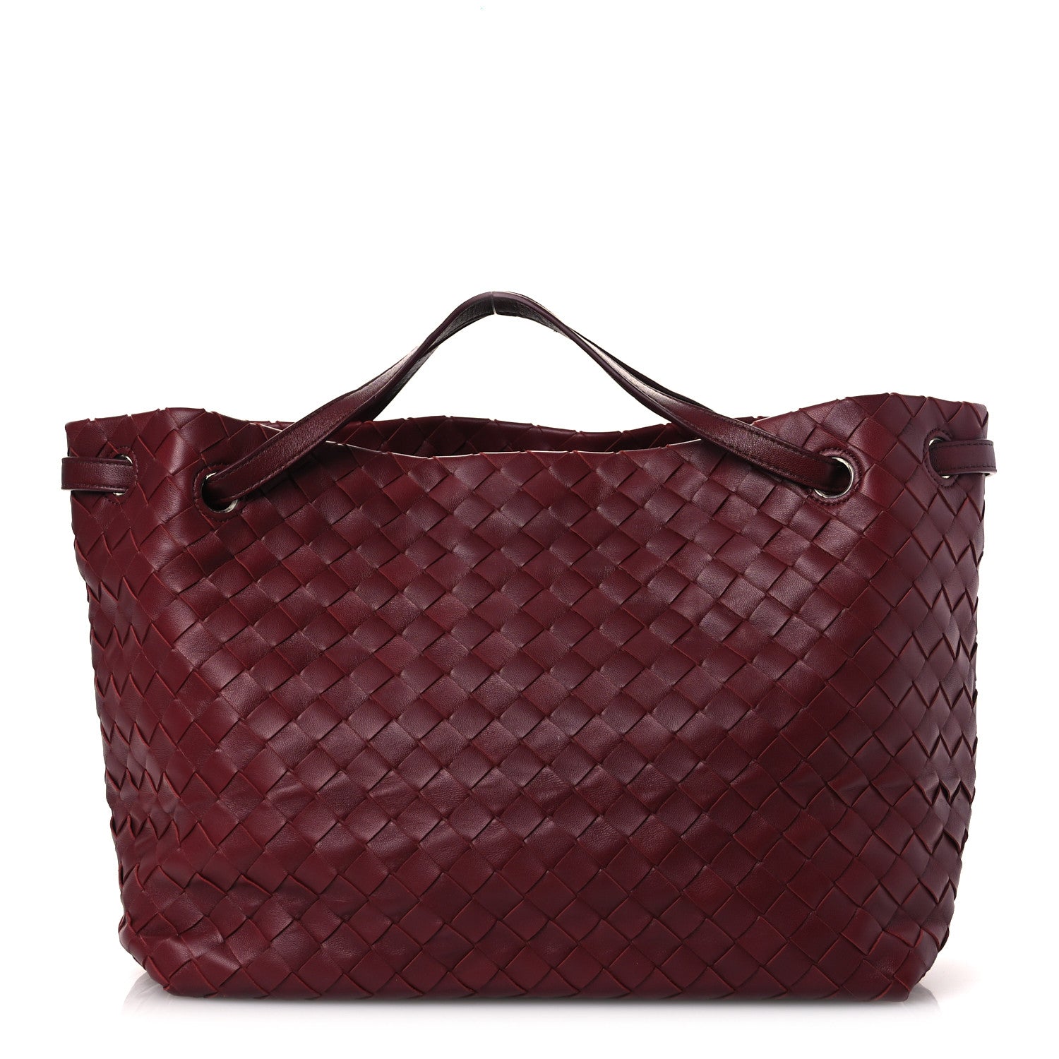 Bottega Veneta Nappa Intrecciato Medium Garda Bag Dark Red 1 of 13
