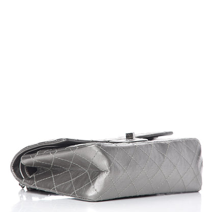 Chanel Metallic Aged Calfskin 2.55 Reissue 225 Flap Silver 4 of 11