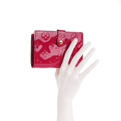 Louis Vuitton Vernis French Purse Wallet Rose Indien 2 of 8
