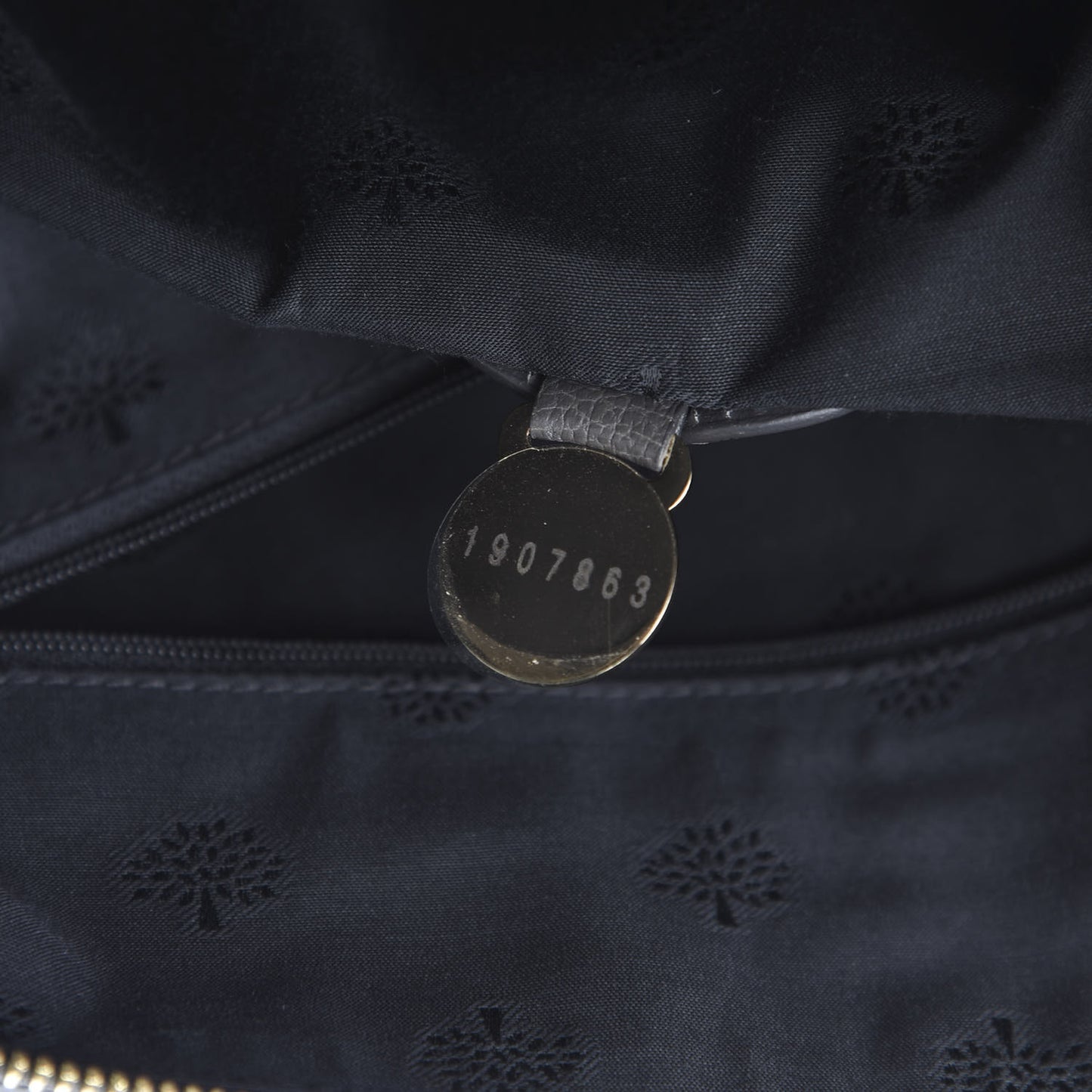 Glossy Goatskin Medium Del Rey Satchel Grey