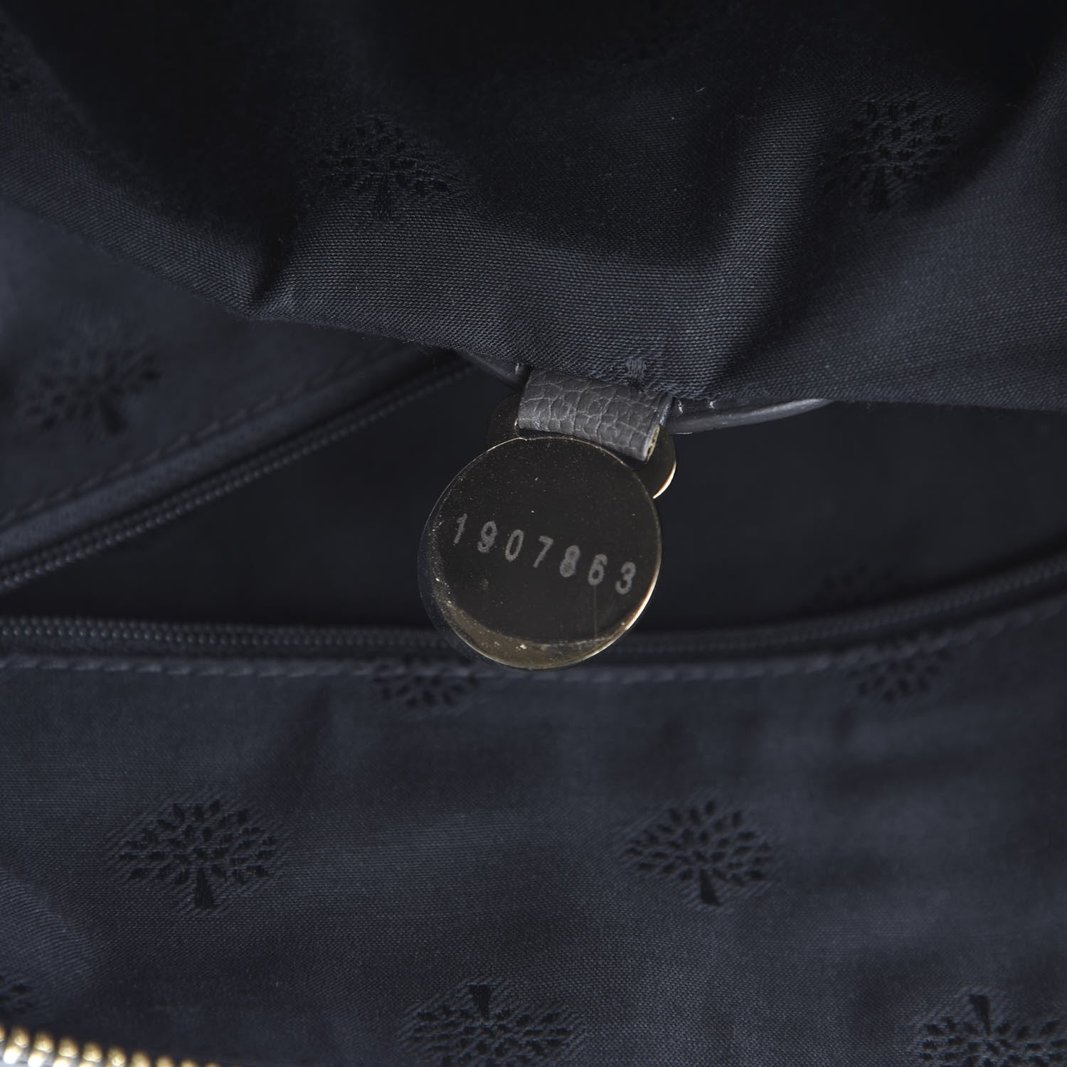 Mulberry Glossy Goatskin Medium Del Rey Satchel Grey 6 of 14