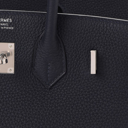 Hermes Togo Birkin 25 Bleu Nuit 26 of 37