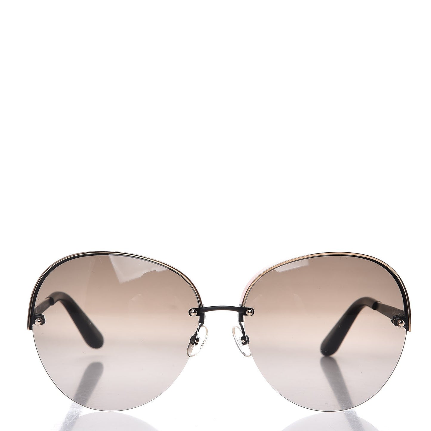 Diorsuperbe 003HA Oval Sunglasses Black