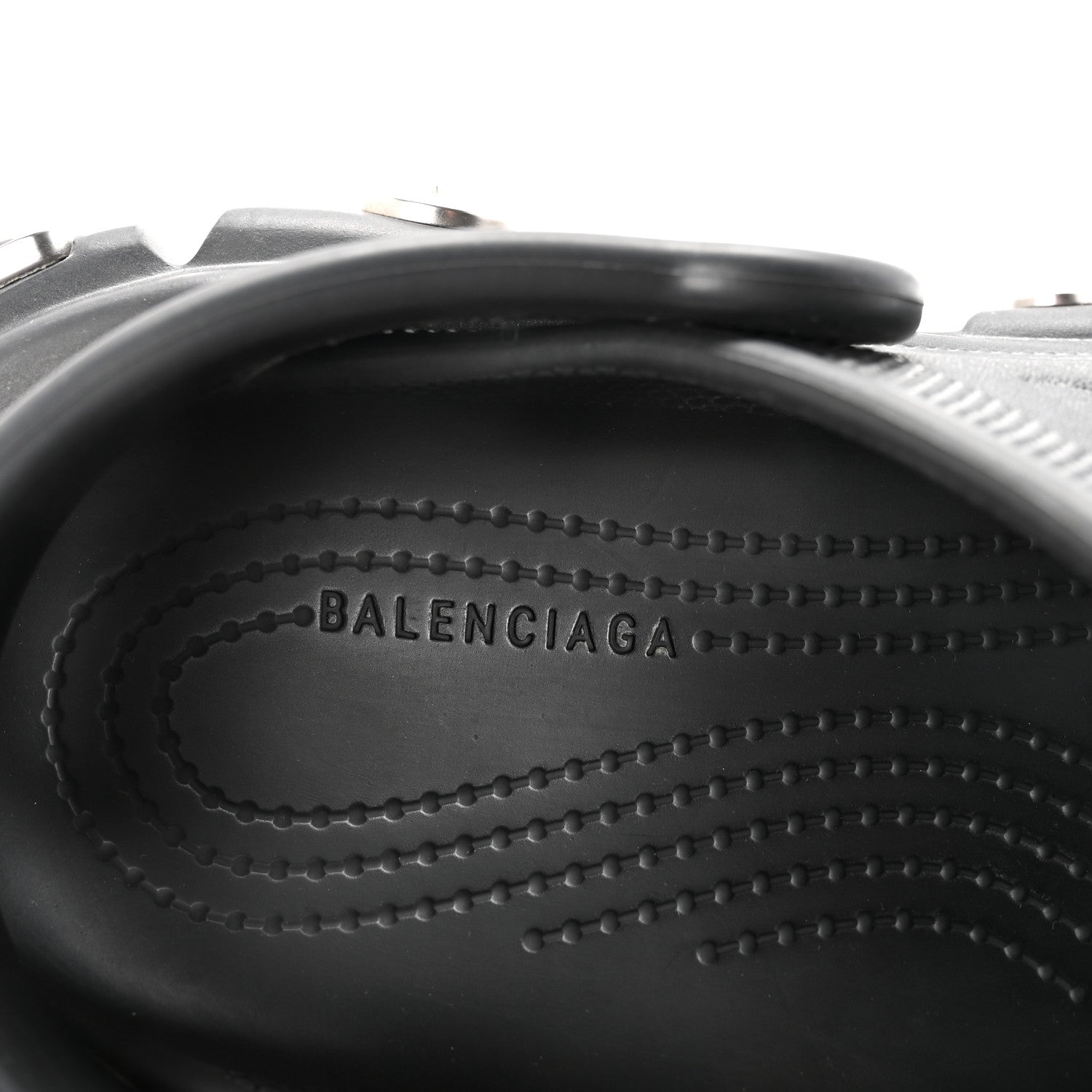 Balenciaga X CROCS Rubber Hardcroc Platform Sandals 39 Black 8 of 8