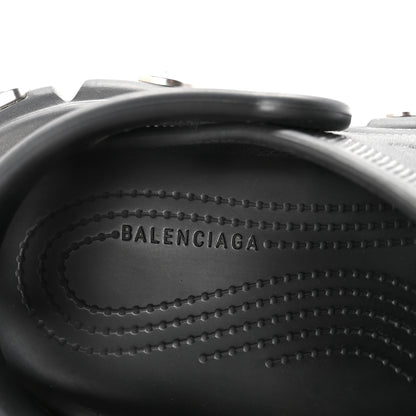 Balenciaga X CROCS Rubber Hardcroc Platform Sandals 39 Black 8 of 8